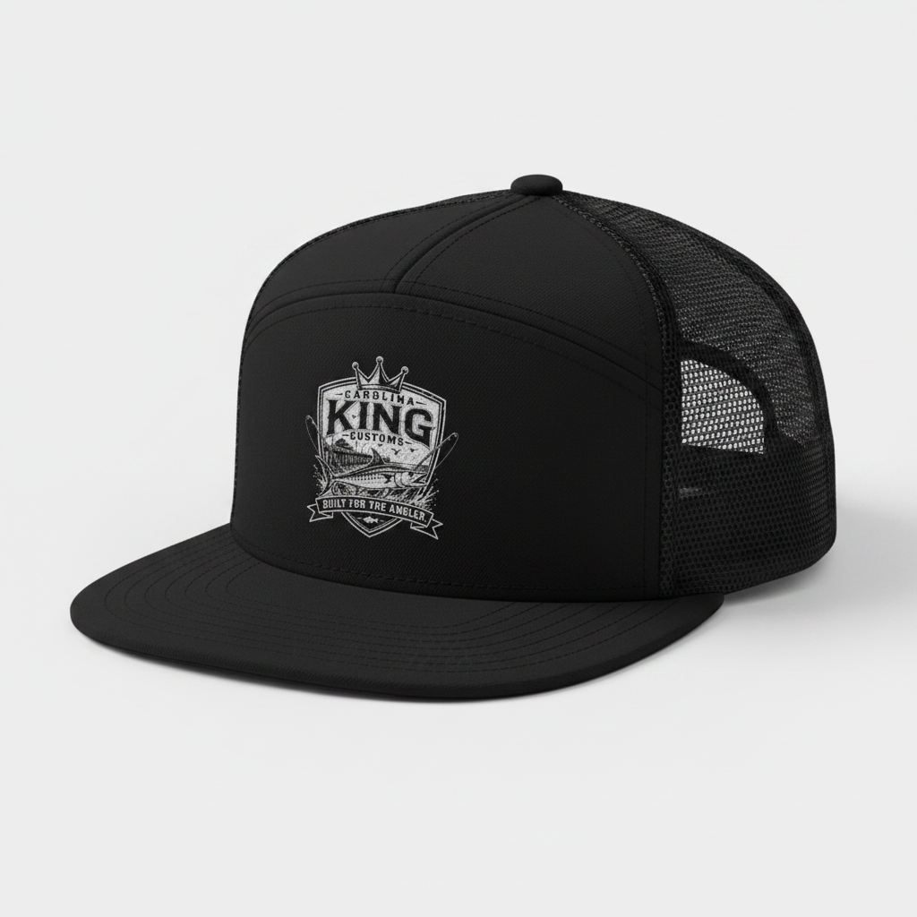 Carolina King Customs fishing badge hat | Trucker