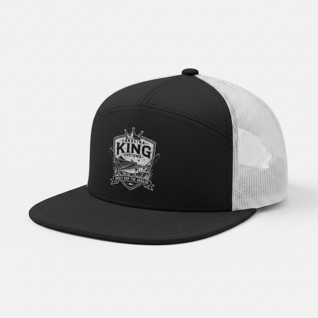 Carolina King Customs fishing badge hat | Trucker