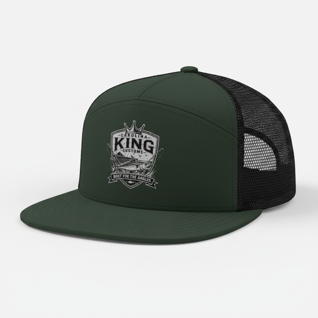 Carolina King Customs fishing badge hat | Trucker
