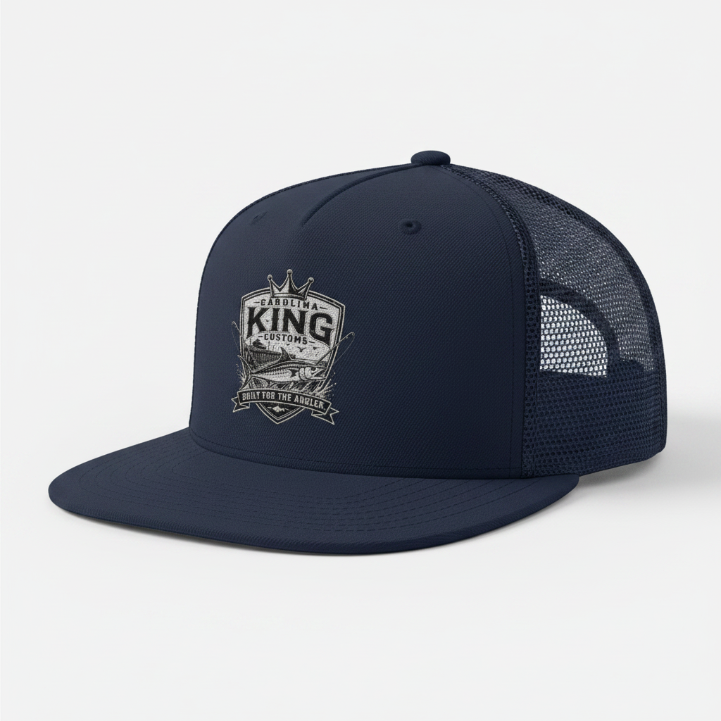 Carolina King Customs fishing badge hat | Trucker