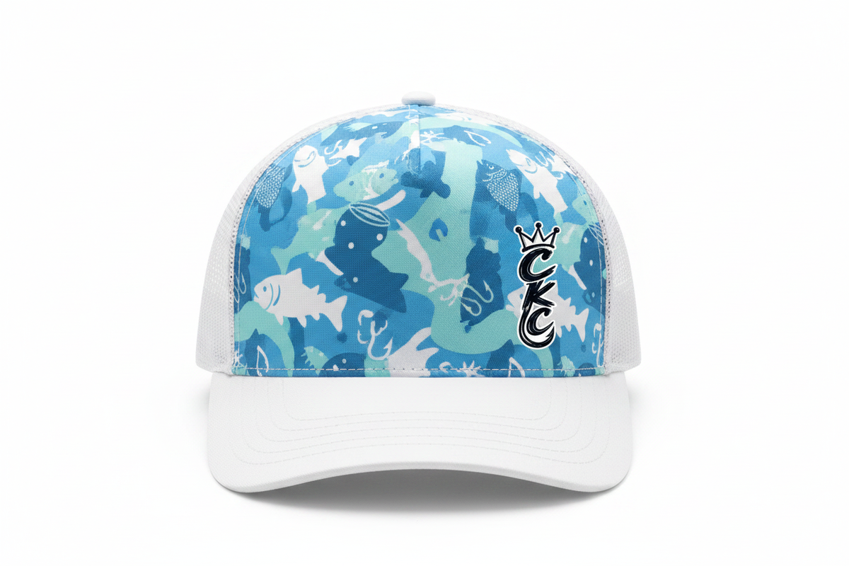 Realtree Fishing Light Blue/White